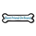 thumbnail image 1 of Magnet Me Up Best Friend on Board Blue Dog Bone Magnet Decal, 2x7 In, Vinyl Automotive Magnet, 1 of 7