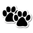 thumbnail image 1 of Magnet Me Up Black Pawprint Magnet Decal, 2 Pack, 5 Inch, Vinyl Automotive Magnet, 1 of 7