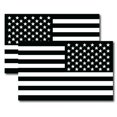 thumbnail image 1 of Magnet Me Up Black and White American Flag Vinyl Magnet Decal, Opposing 2 PK, 5x8 In, Black, White, 1 of 7