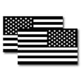 thumbnail image 1 of Magnet Me Up Black and White American and Reversed Flag Vinyl Magnet, Opposing 2 Pk, 3x5 in, 1 of 3