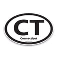 thumbnail image 1 of Magnet Me Up CT Connecticut US State Oval Magnet Decal, 4x6 In, Vinyl Automotive Magnet, 1 of 7
