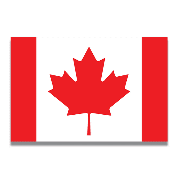 Magnet Me Up Canada Flag Vinyl Automotive Magnet Decal, 4x6 Inches