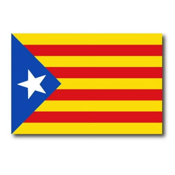 Magnet Me Up Catalonia Catalans Flag Vinyl Automotive Magnet Decal, 4x6 Inches