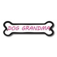 thumbnail image 1 of Magnet Me Up Dog Grandma Pink Dog Bone Magnet Decal, 2x7 In, Vinyl Automotive Magnet, 1 of 7