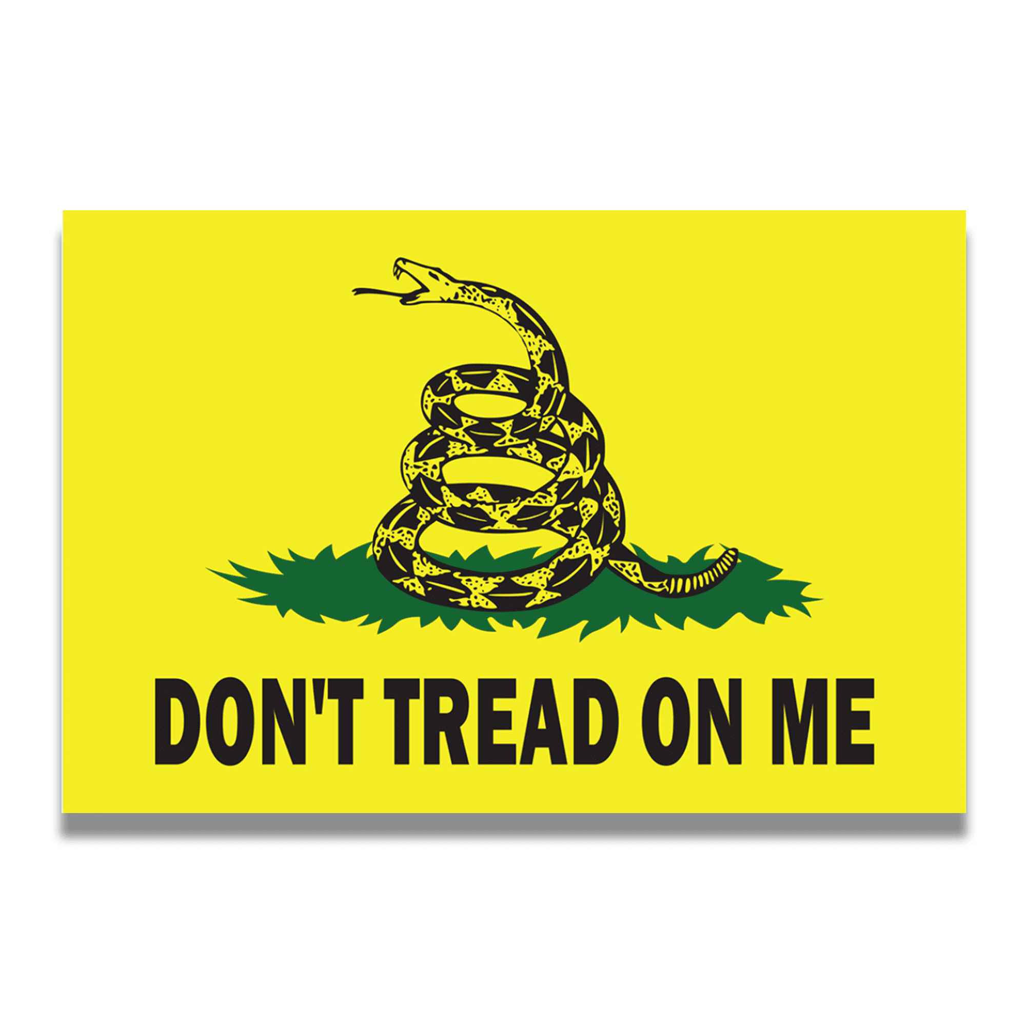 4X6 FT HUGE USA Gadsden Don't Tread On Me Combo Woven Poly Nylon Flag Banner - Foto 4