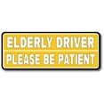 thumbnail image 1 of Magnet Me Up Elderly Driver Please Be Patient Vinyl Automotive Magnet Decal, 3x8 Inches, 1 of 7