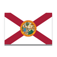 thumbnail image 1 of Magnet Me Up Florida US State Flag Vinyl Automotive Magnet Decal, 4x6 Inches, 1 of 7
