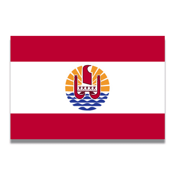 Magnet Me Up French Polynesia Flag Vinyl Automotive Magnet Decal, 4x6 Inches