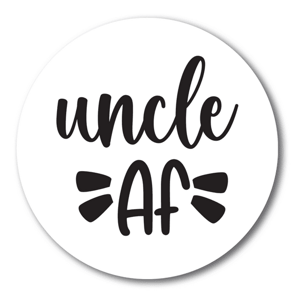 Magnet Me Up Funny Cute Uncle AF Magnet Decal, 5 Inch, Automotive Magnet for Car