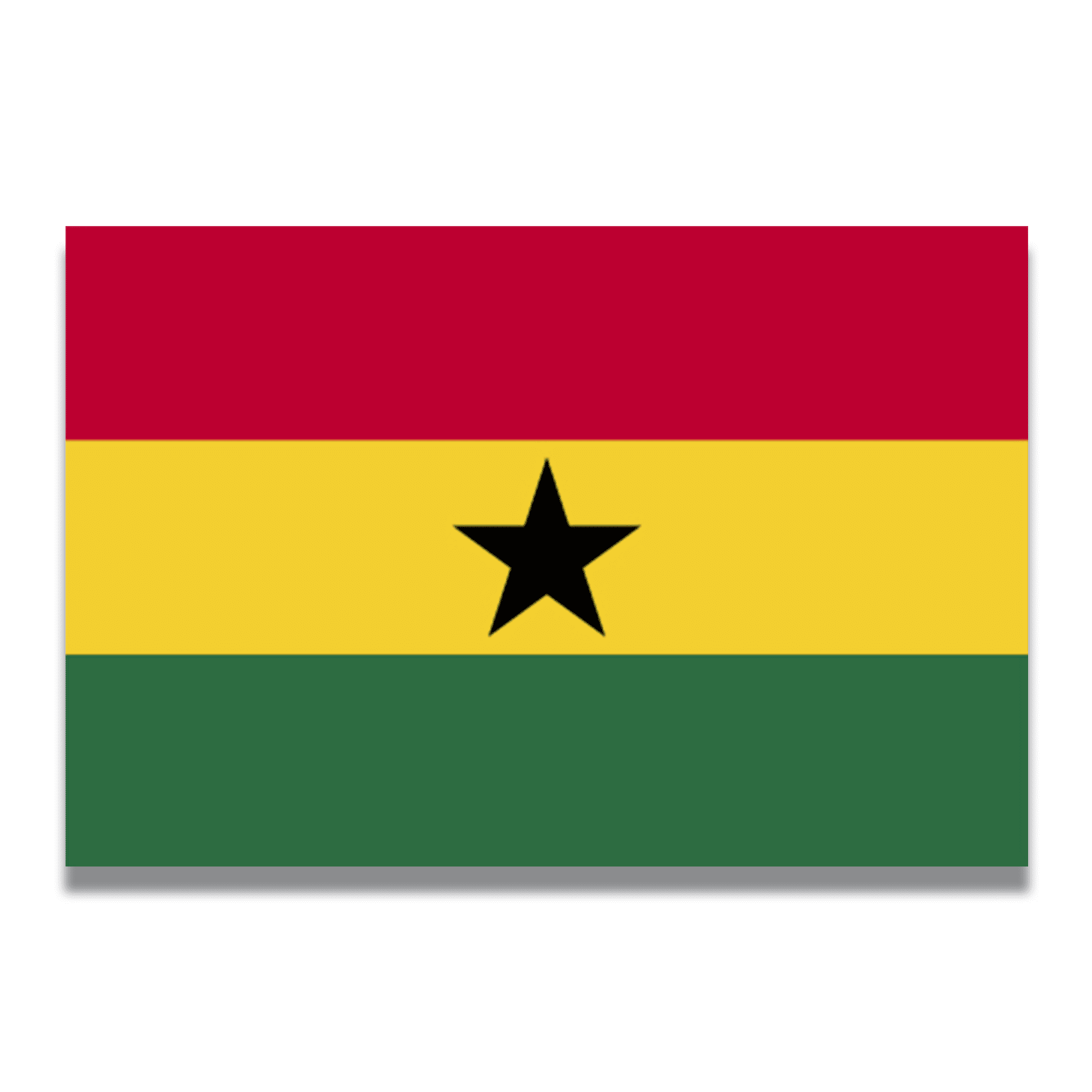 Ghana Flag Car Magnet – 2-Pack, 4x2.67 Inch, High-Resolution Vinyl, Weatherproof & Paint-Safe