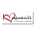 thumbnail image 1 of Magnet Me Up I Love Hawaii, It's Where I Call Home US State Vinyl Magnet Decal, 3x8 In, 1 of 7
