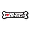 thumbnail image 1 of Magnet Me Up I Love My Catahoula Leopard Dog Dog Bone Magnet Decal, 2x7 In, Vimyl Automotive Magnet, 1 of 7