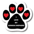 thumbnail image 1 of Magnet Me Up I Love My German Shepherd Pawprint Magnet Decal, 5 Inch, Vinyl Automotive Magnet, 1 of 7