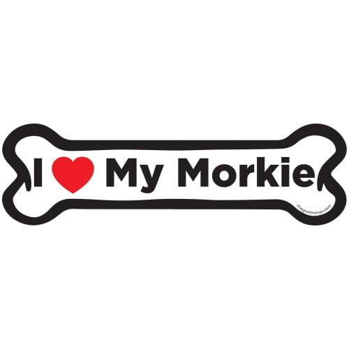 Adesivo Per Auto JDM INDIGOS UG – I Love My Morkie – Rosso, 149x71 Mm, Pellicola Vinyl Tagliata, Resistente UV E Autolavaggio, Per Auto, Laptop, Vetro - 4