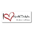 thumbnail image 1 of Magnet Me Up I Love South Dakota, It's Where I Call Home US State Vinyl Magnet Decal, 3x8 In, 1 of 1