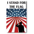 thumbnail image 1 of Magnet Me Up I Stand for The Flag American Vinyl Magnet,3x5 in, Red, White, &Blue, 1 of 6