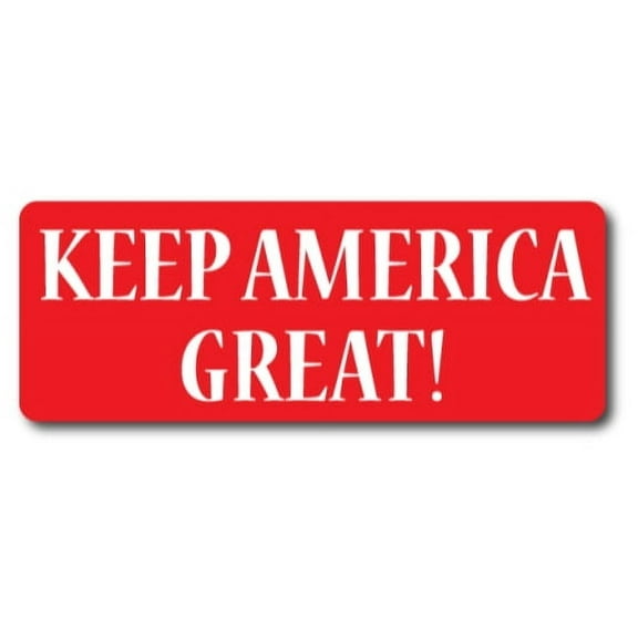 Magnet Me Up Keep America Great! Trump Republican Political Magnet Decal, 3x8 Inches, Vinyl Automotive