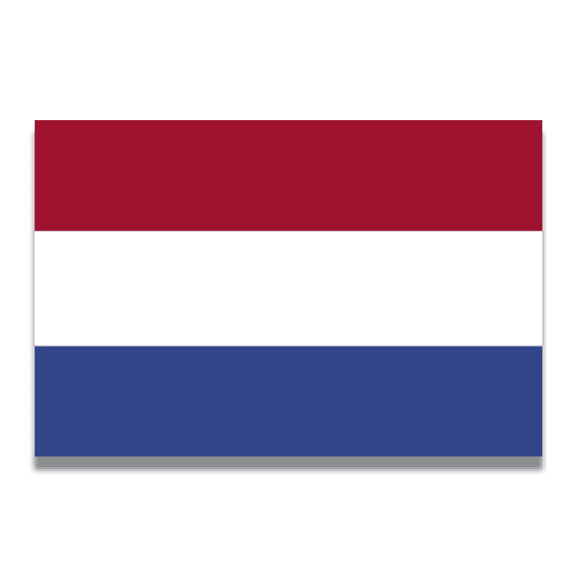 Magnet Me Up Netherlands Dutch Flag Vinyl Automotive Magnet Decal, 4x6 Inches