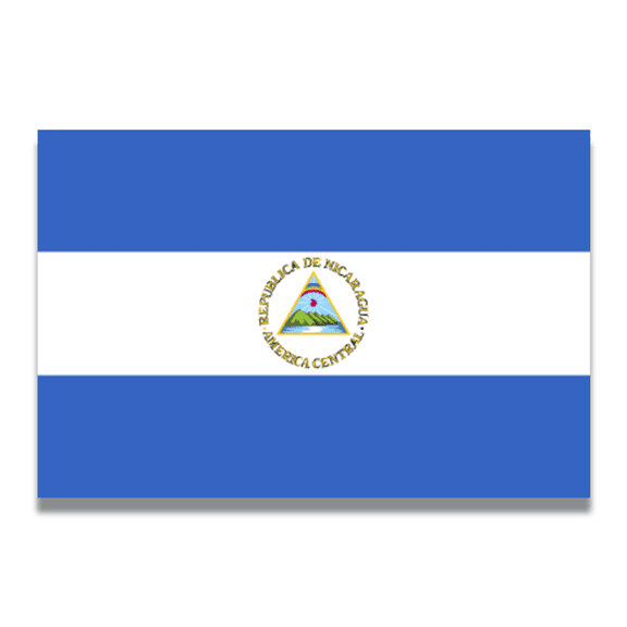 Magnet Me Up Nicaragua Nicaraguan Flag Vinyl Automotive Magnet Decal, 4x6 Inches