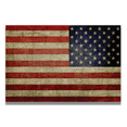 thumbnail image 1 of Magnet Me Up Opposing Weathered American Flag Vinyl Magnet Decal, 4x6 In, Red, White and Blue, 1 of 7