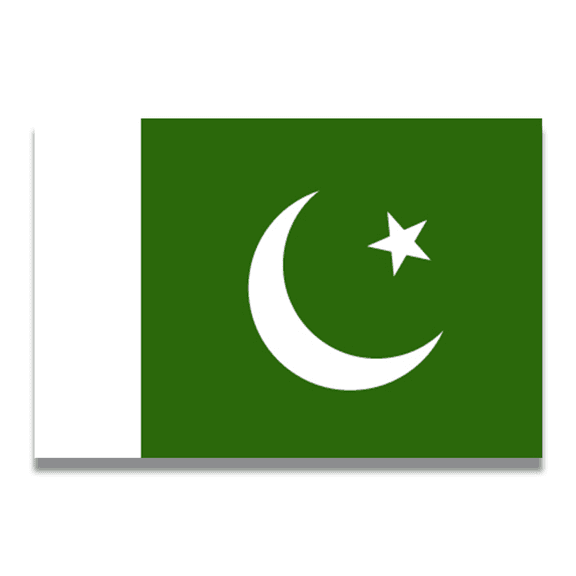 Magnet Me Up Pakistan Pakistani Flag Vinyl Automotive Magnet Decal, 4x6 Inches