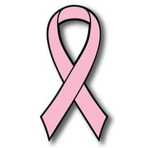 Magnet Me Up Support Breast Cancer Awareness Pink Ribbon Magnet Decal, 3.5x7 in