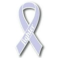 thumbnail image 1 of Magnet Me Up Support Esophageal and Stomach Cancer Fighter Periwinkle Ribbon Magnet Decal, 3.5x7 In, Vinyl Automotive Magnet, 1 of 7