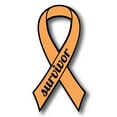 thumbnail image 1 of Magnet Me Up Support Leukemia and Kidney Cancer Survivor Orange Ribbon Magnet Decal, 3.5x7 In, Vinyl Automotive Magnet, 1 of 7