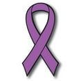 thumbnail image 1 of Magnet Me Up Support Pancreatic and Leiomyosarcoma Cancer Awareness Purple Ribbon Magnet Decal, 3.5x7 In, Vinyl Automotive Magnet, 1 of 9