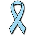 thumbnail image 1 of Magnet Me Up Support Prostate Cancer Awareness Aqua Ribbon Magnet Decal, 3.5x7 In, Vinyl Automotive Magnet, 1 of 2