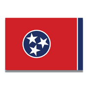 Tennessee Script Car Magnet - Waterproof Vinyl Decal For Cars & Trucks