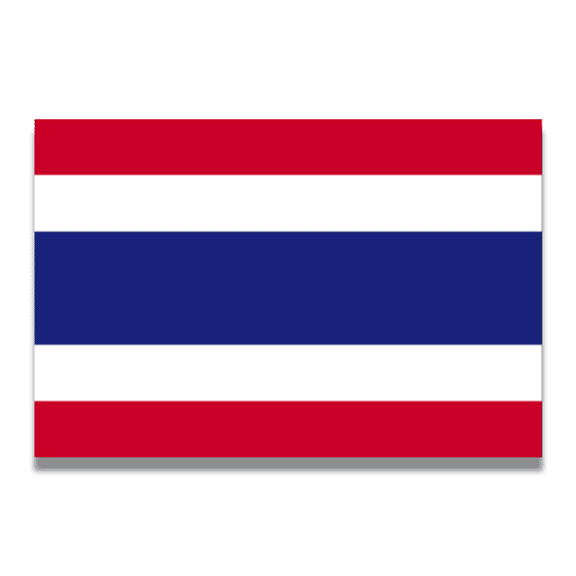 Magnet Me Up Thailand Thai Flag Vinyl Automotive Magnet Decal, 4x6 Inches