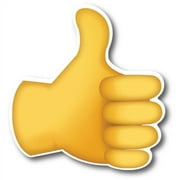 Magnet Me Up Thumbs Up Emoji Magnet Decal Perfect for Car or Truck
