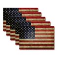 thumbnail image 1 of Magnet Me Up Weathered American Flag Vinyl Magnet Decal, 4x6 In, 5 Pack, Red, White and Blue, 5PK, 1 of 8