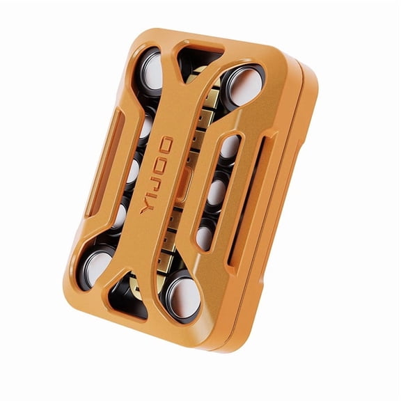 Magnet Metal Unbound Unlimited Push Slider, Tuning Fork Style Fidget Slider for Stress Relief & EDC Pocket Decor