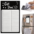 thumbnail image 1 of Magnet Notepads for Refrigerator,Magnetic To Do List Notepad for Grocery List,60 Sheets,7.8"×4.5"×0.21",1PC, 1 of 9