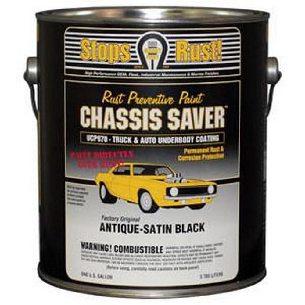 Magnet Paints UCP970-01 Antique Satin Black Rust Preventive Automive Body Paint, 1 Gallon