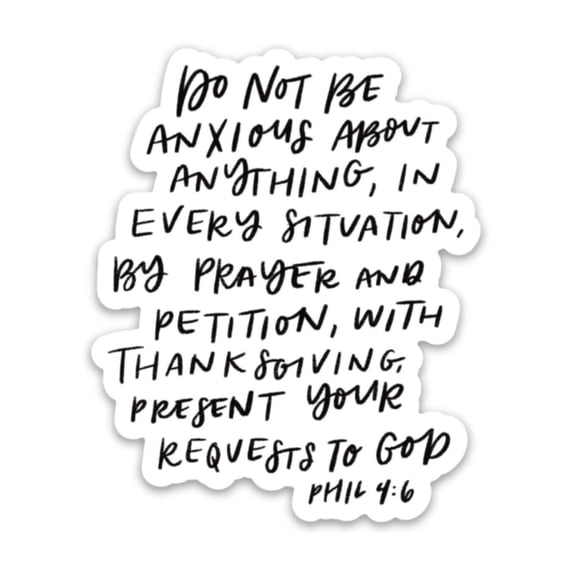Magnet | Philippians 4:6