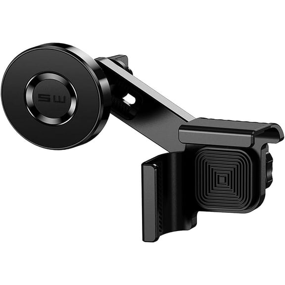 Magnet Phone Mount for Tesla Model 3/Y Accessories, Tesla Phone Mount for Magsafe iPhone & Android Phones, Strongest Magnetic Power Adjustable Car Phone Holder, with 1pcs Magnetic Ring