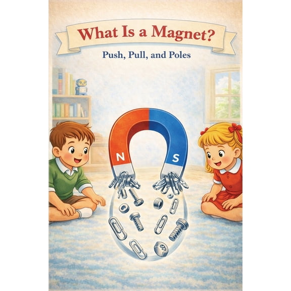 Little Science, Big Ideas What Is a Magnet? - Push, Pull, and Poles: A Kid-Friendly Science Book About Magnetism, Invisible Forces, Attraction, Re, (Paperback)