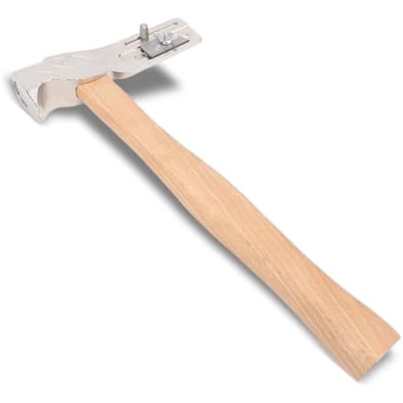 Magnet Roofing Hatchet, 005 MH 17oz Magnet Hammer for Roofing Repair, Carbon Steel Handy Roofing Hammer Tool with a Sliding & Nail Claw & Wooden Handle$$Tools & Hardware Other