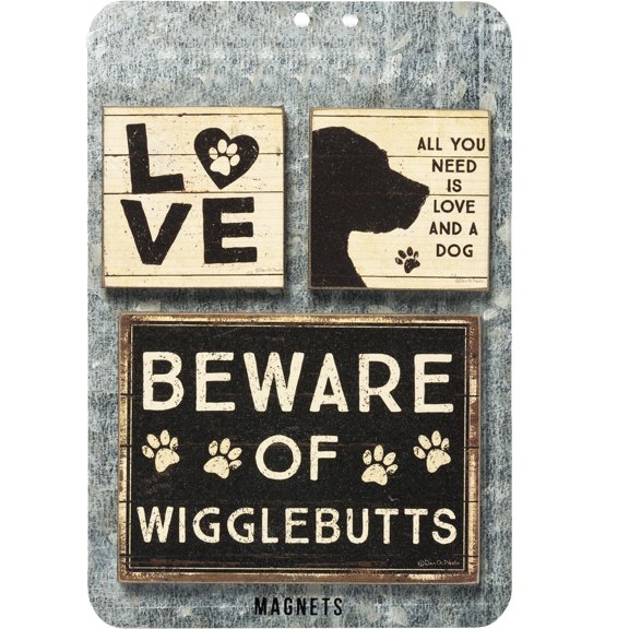 Magnet Set - All You Need Is Love And A Dog