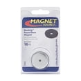 thumbnail image 1 of Master Magnetics 07625 1.25 x 0.2 in. Neogrip Round Base Magnet, Chrome, 1 of 3