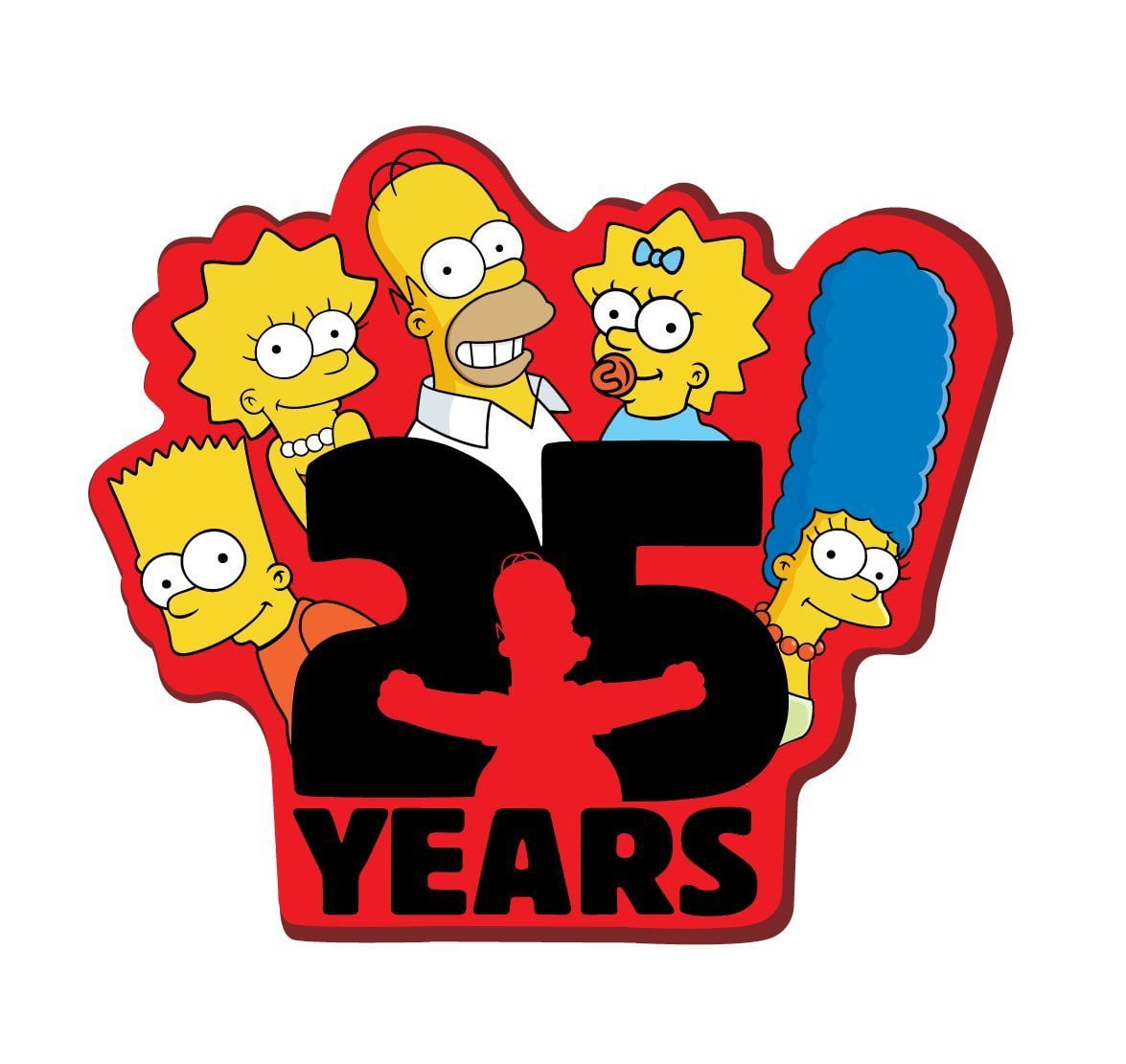 Magnet - The Simpsons - The 25 Years Soft PVC Licensed New Toys