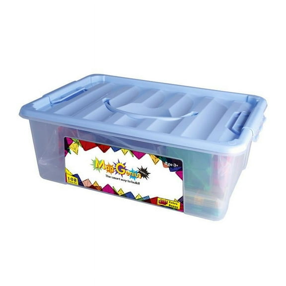 Magnet Tiles Magnetic Building Block Set 108 Piece Multi Colored Set Plus 2 Bonus Items !