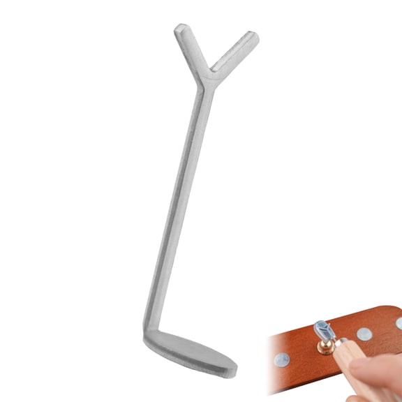 Magnet for Nails Y-Shaped Kitten Eye Nail Magnet Home Salon Studio Manicure Gears Fingernails Polish Art Solution for Beginners 2.22x0.85x0.5cm