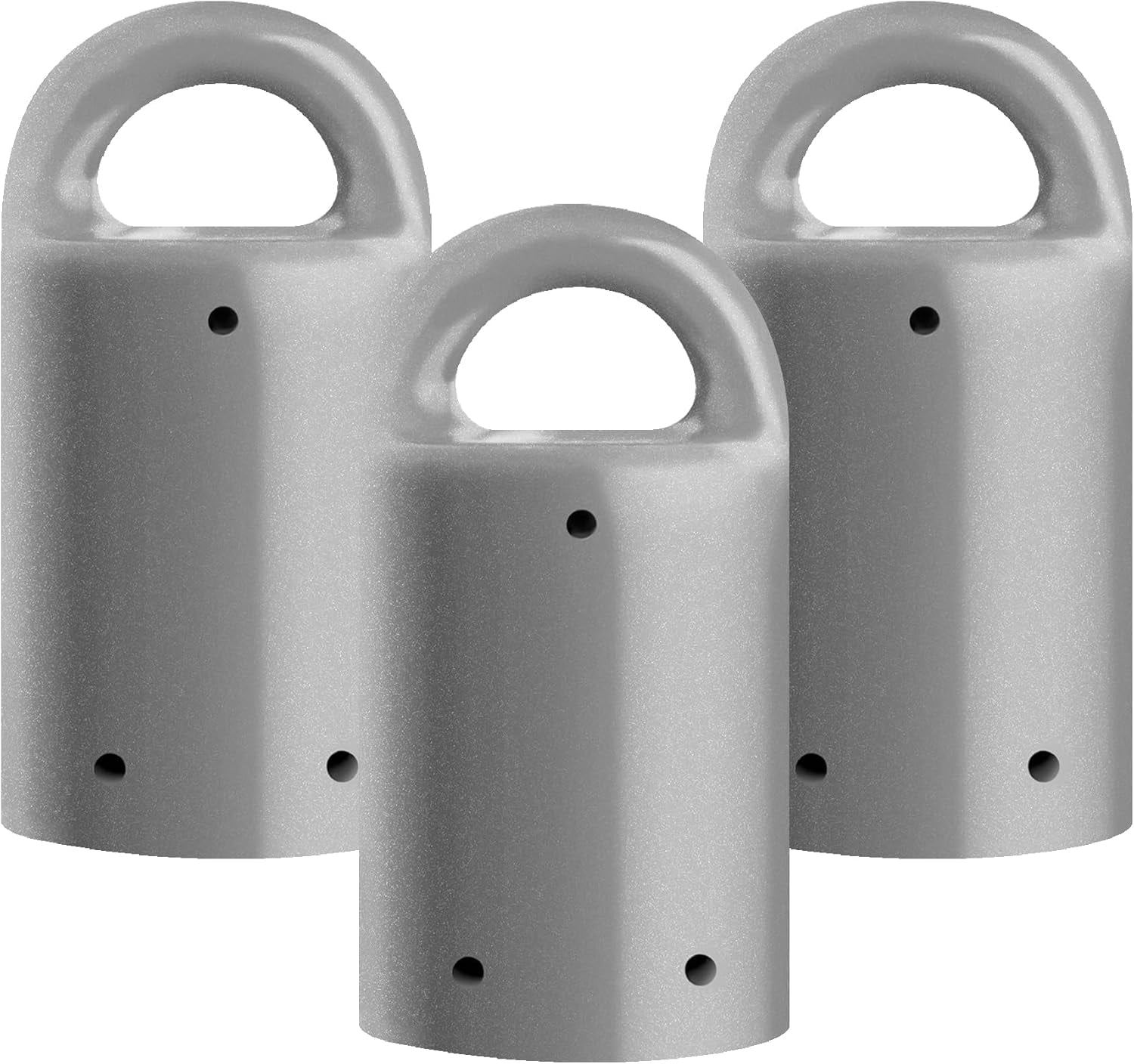 MagnetPal 3 Pack of Magnets - Gray
