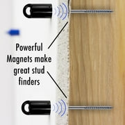 MagnetPal - Magnetic Wall Stud Finder, Best Magnet Stud Finder, Wood Finder, Small Easy Behind Wall Stud Finder, Tool for Finding Studs