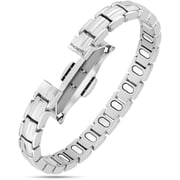 MagnetRX Bracelets for Women   EllipseMAX Designed in USA & PATENT PENDING   Premium Titanium Womens Bracelet & Adjustable Length Silver