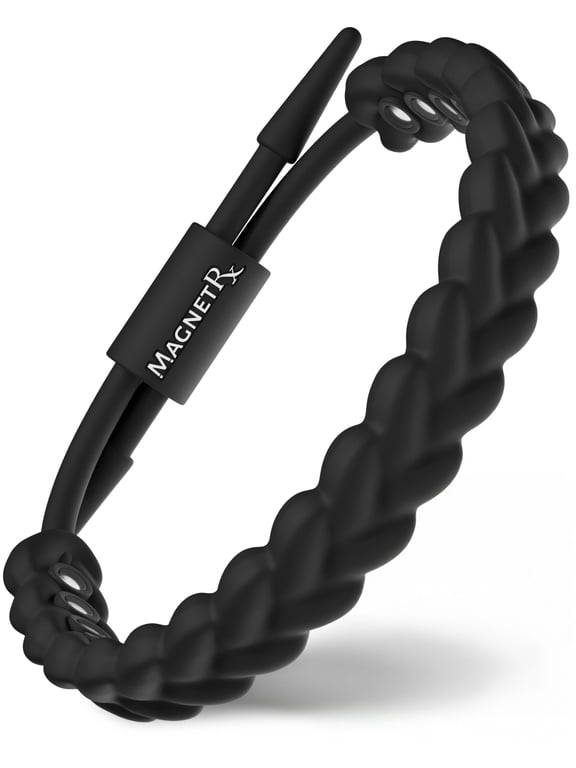 Magnetic Sports Bracelet for Men – Ultra Strength Magnetic Balance Bracelet for Men & Women with Adjustable Clasp – Waterproof & Sweatproof Silicone Golf Bracelets for Everyday Wear